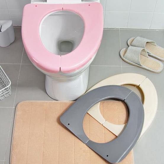 Toilet Seat Cover Portable Waterproof Round & Elongated Fit
