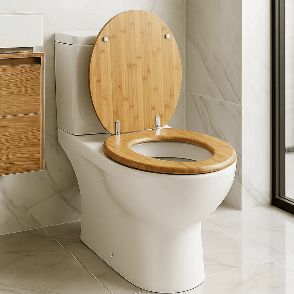 Toilet Seat Soft-Close Plywood With Zinc Alloy Hinges