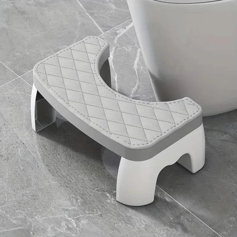 Toilet Stool Ergonomic Height Non-Slip Surface Compact Design