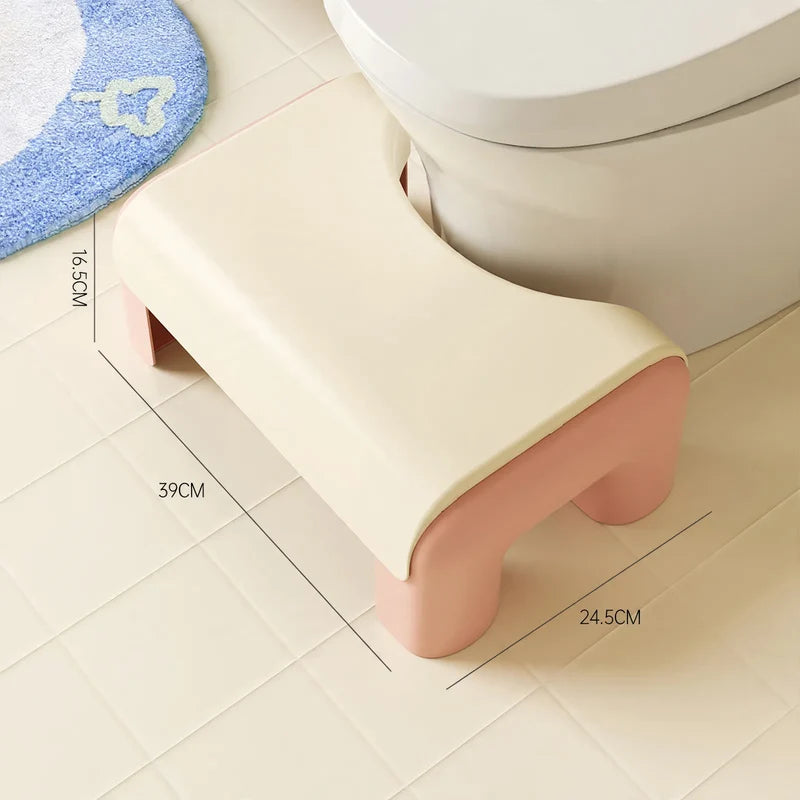Toilet Stool Ergonomic Posture Support Space-Saving
