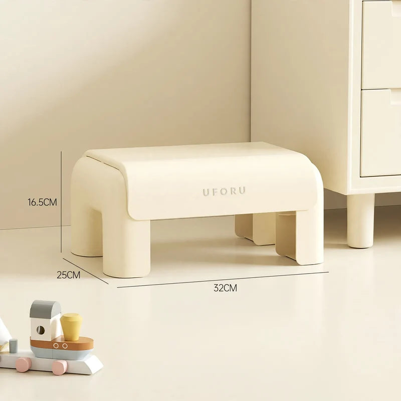 Toilet Stool Ergonomic Posture Support Space-Saving