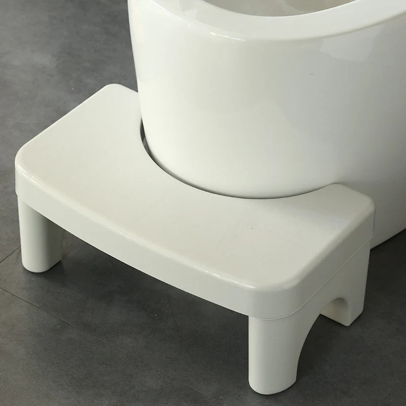 Toilet Stool U-Shaped Non-Slip Easy-Clean Plastic