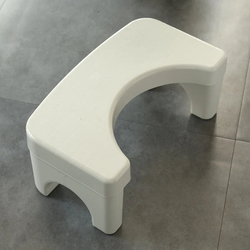 Toilet Stool U-Shaped Non-Slip Ergonomic Design