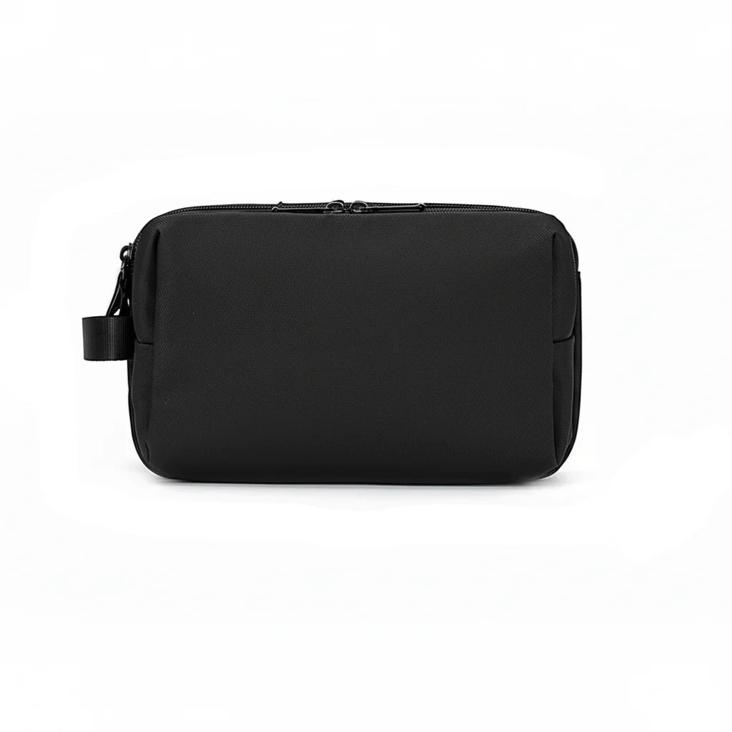 Toiletry Bag Water-Repellent Double Zipper Multiple Pockets