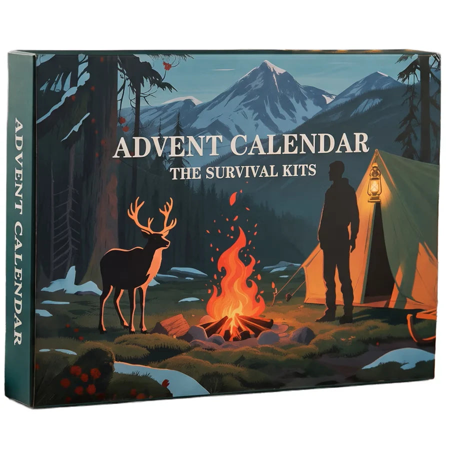 Tool Advent Calendar 24-Piece Camping & Hiking Set