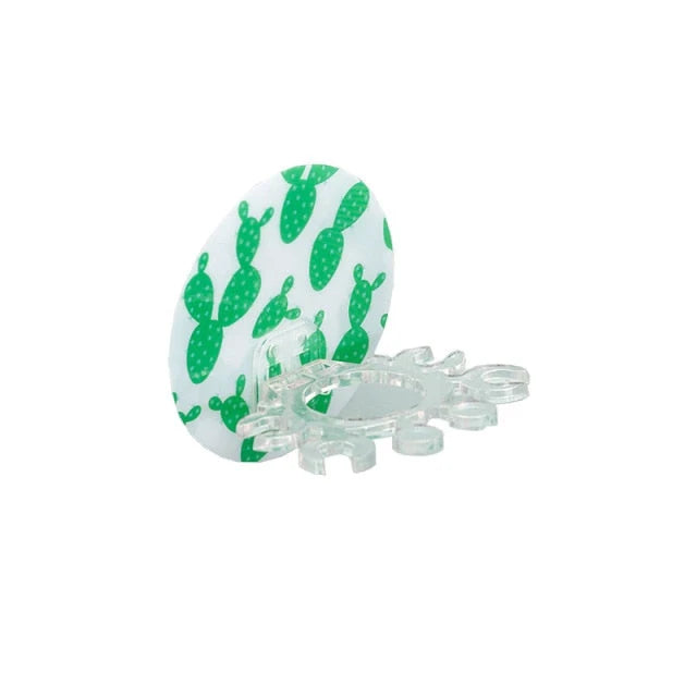 Toothbrush Holder Adhesive Wall-Mount Holds 6 Toothbrushes