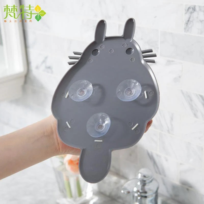 Toothbrush Holder Wall-Mounted Suction Space-Saving PP Construction