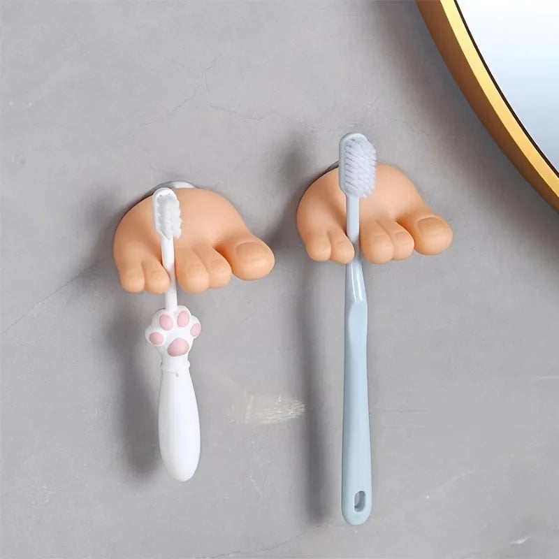 Toothbrush Holder Wall-Mounted Ventilated Set of 2