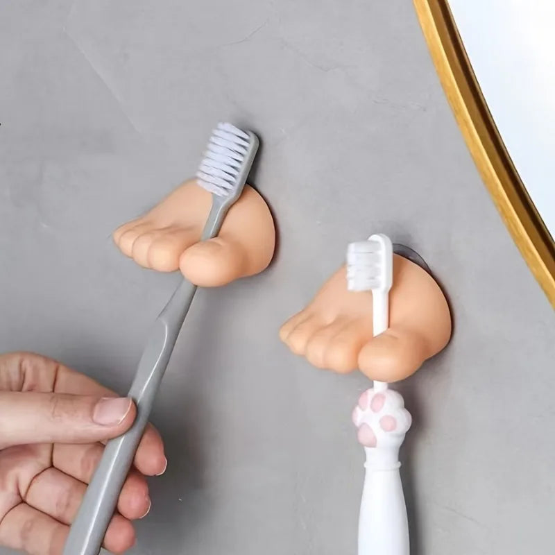 Toothbrush Holder Wall-Mounted Ventilated Set of 2
