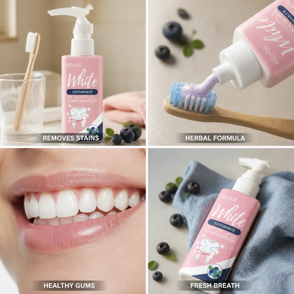 Toothpaste Baking Soda & Herbal Extracts Fluoride-Free