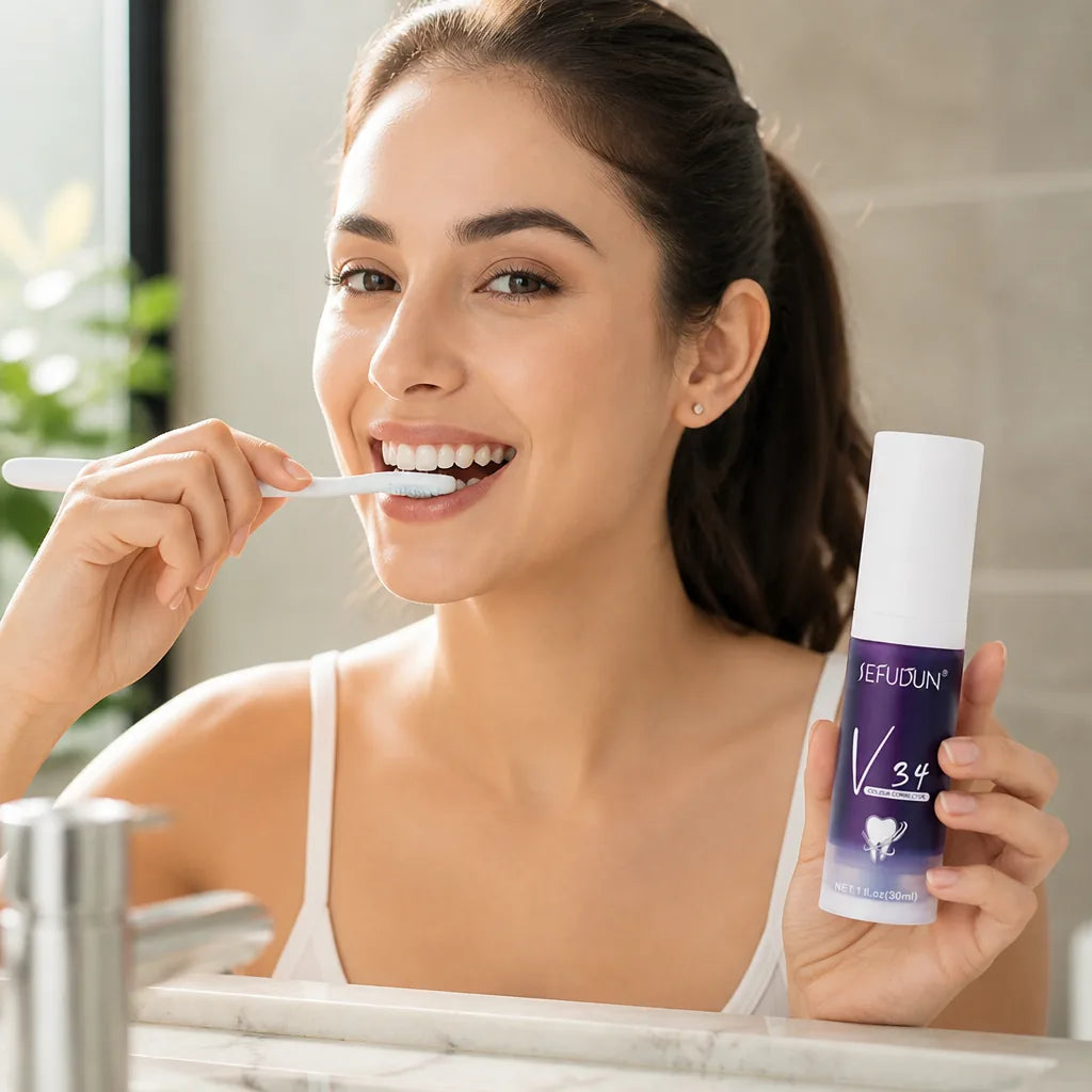 Toothpaste Color-Correcting Baking Soda & Plant Extracts