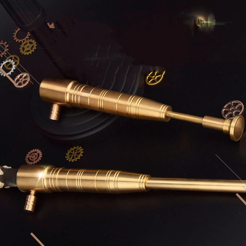 Torch Lighter Adjustable Flame Refillable Brass
