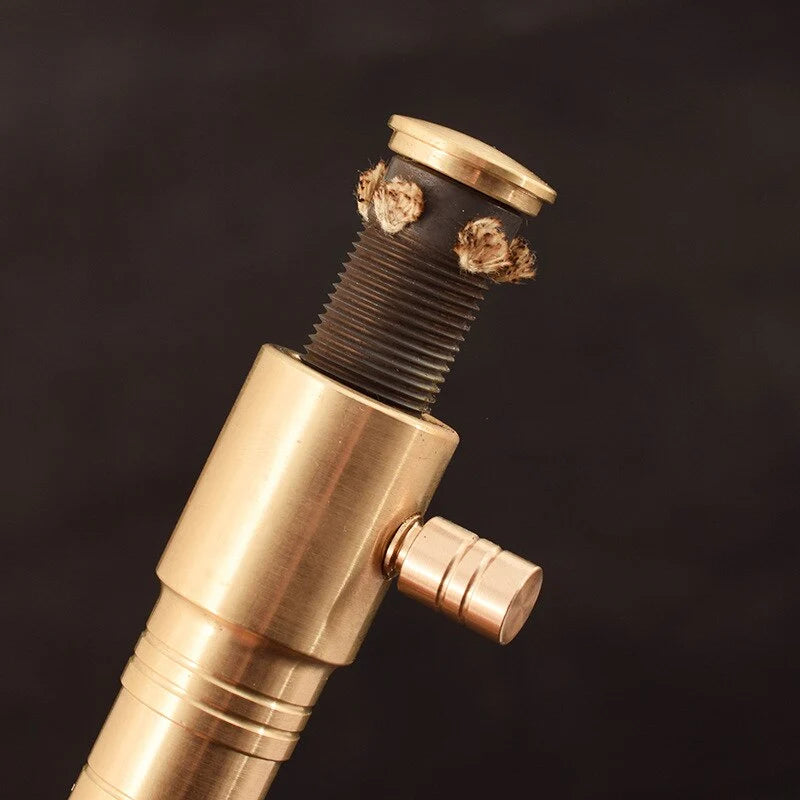 Torch Lighter Adjustable Flame Refillable Brass