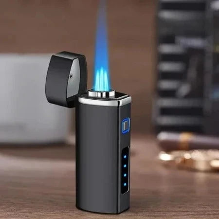 Torch Lighter Triple-Jet Touch-Activated USB Rechargeable