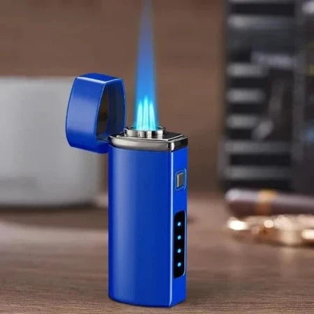 Torch Lighter Triple-Jet Touch-Activated USB Rechargeable