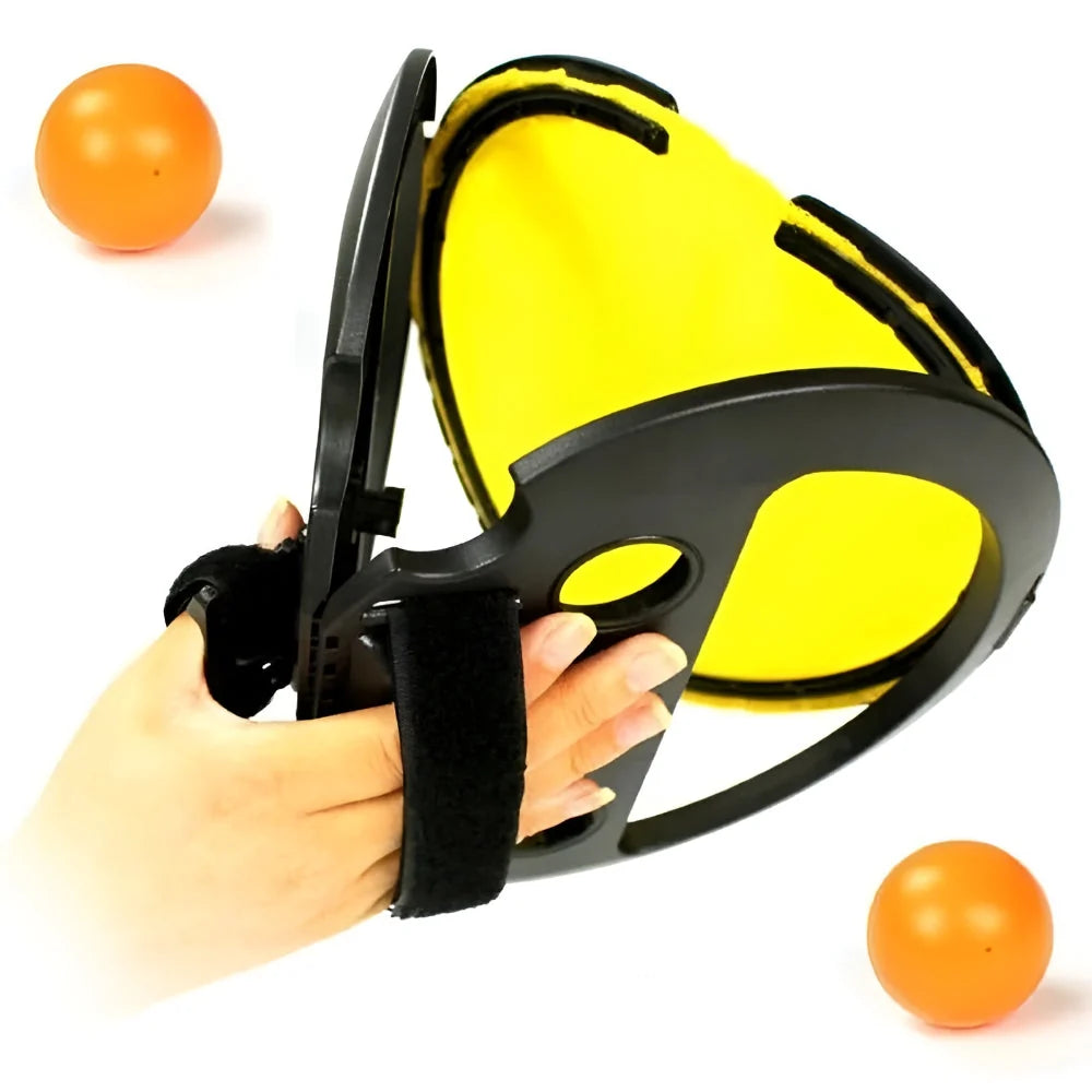 Toss & Catch Paddle Set Hook-and-Loop Catch Contoured Grip