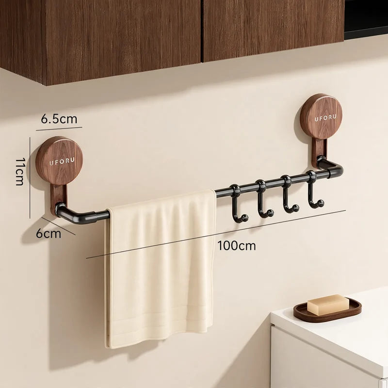 Towel Holder Double-Layer No-Drill Suction Mount