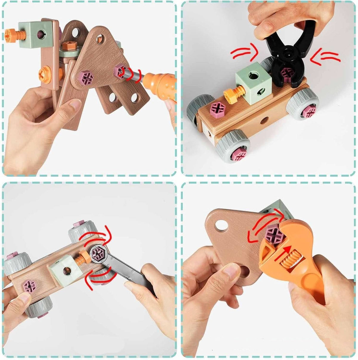 Toy Tool Set Pretend Play Building Kit