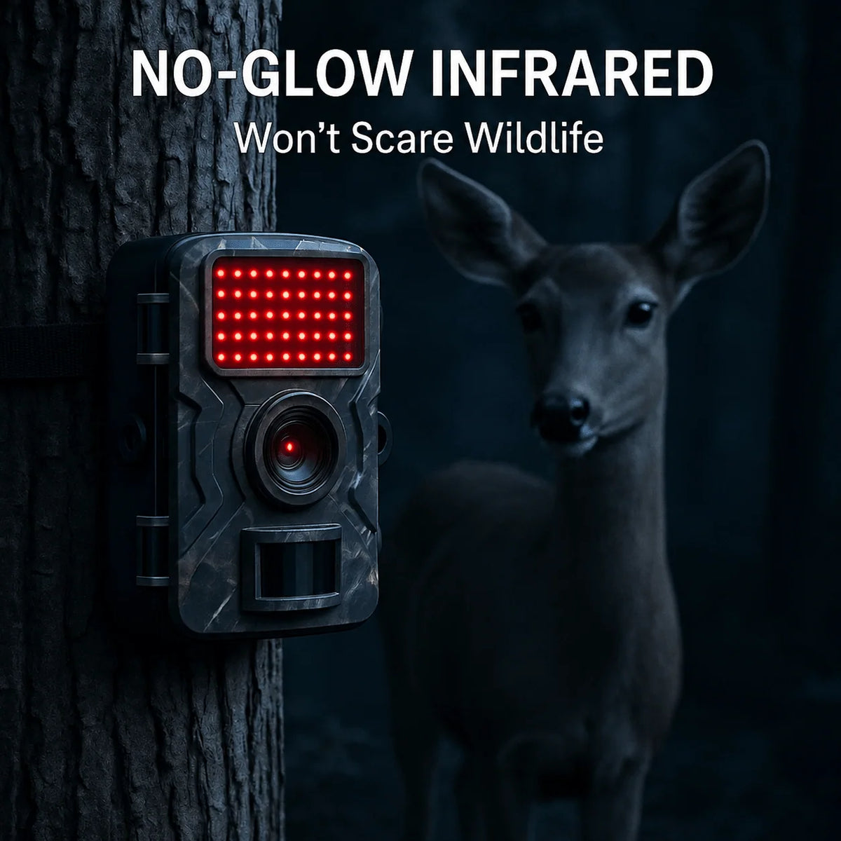 Trail Camera 16MP 1080p Infrared Night Vision Fast Trigger