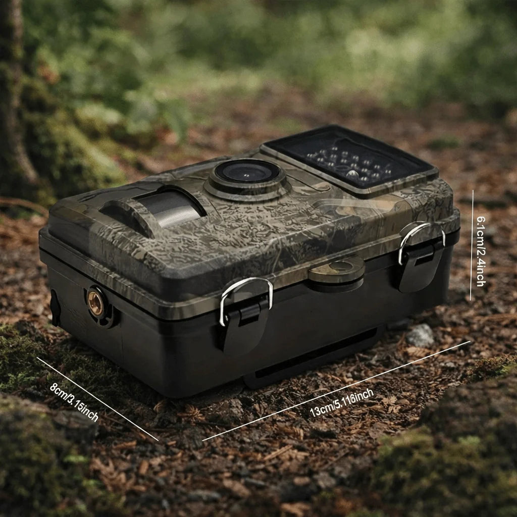 Trail Camera No-Glow Night Vision 1080P HD Video
