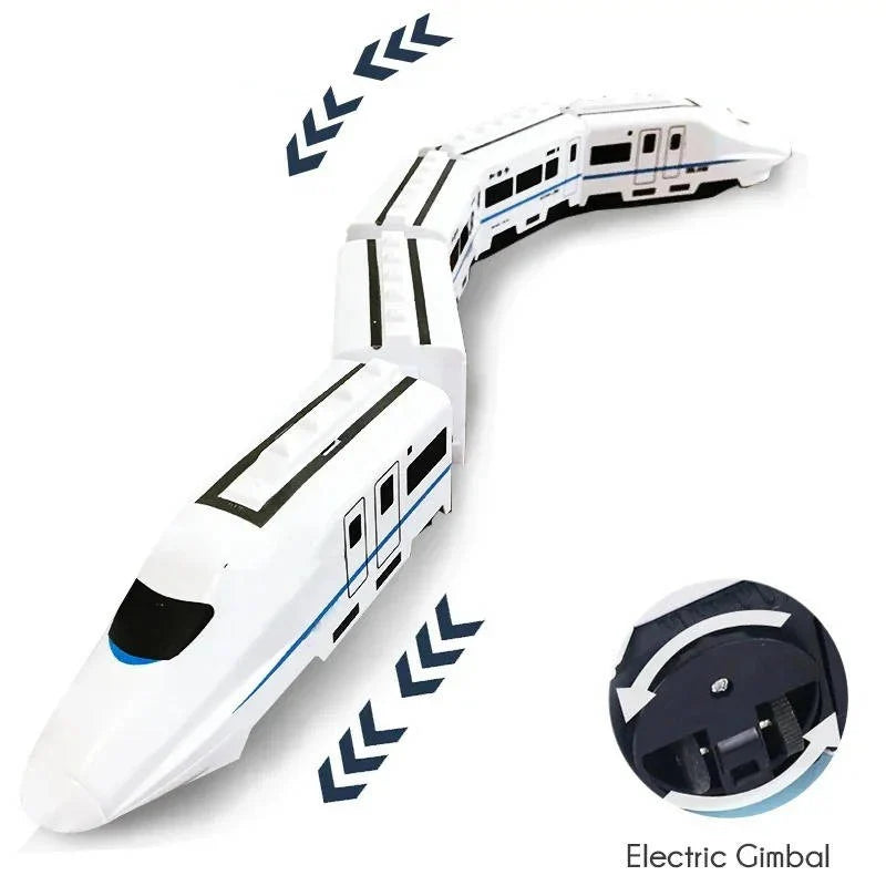 Train Toy Bump-and-Go Lights & Sounds 4 Cars