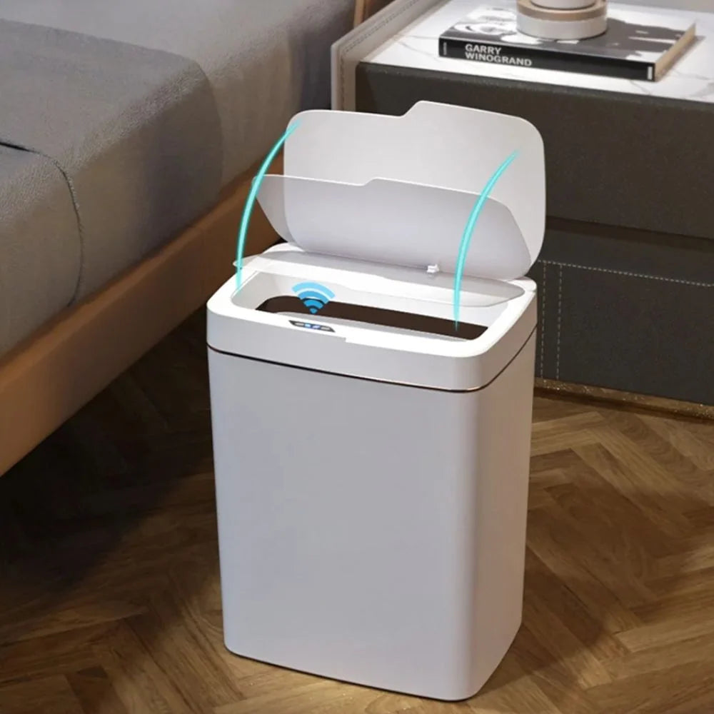 Trash Can Touch-Free Motion Sensor Automatic Bag Replacement