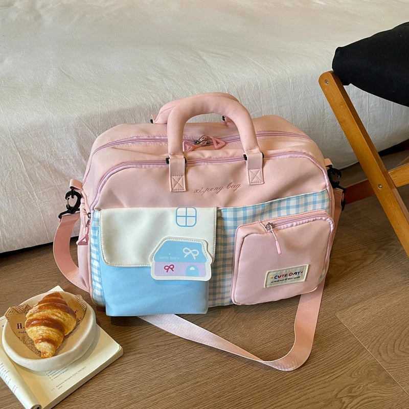 Travel Bag Multiple Pockets Padded Handles & Adjustable Strap