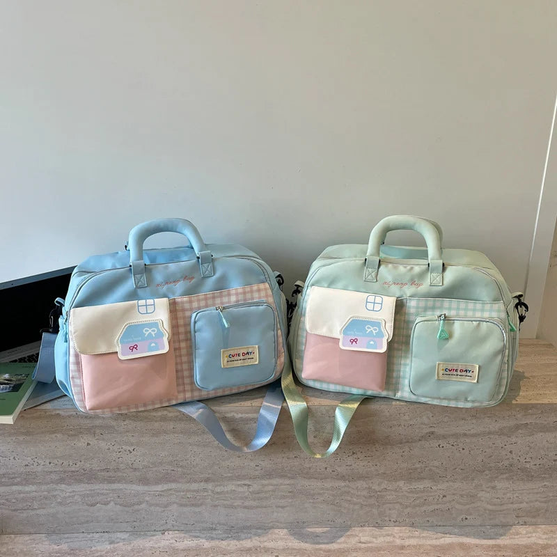 Travel Bag Multiple Pockets Padded Handles & Adjustable Strap