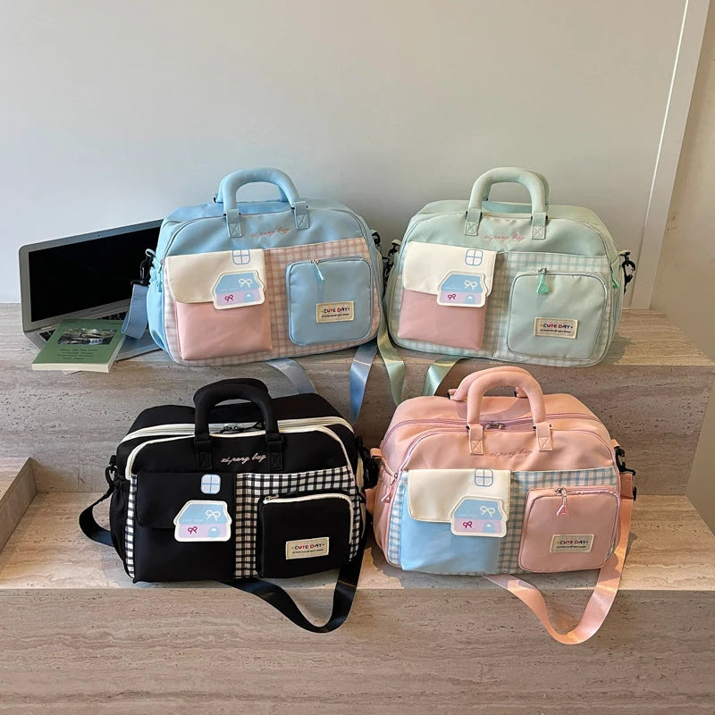 Travel Bag Multiple Pockets Padded Handles & Adjustable Strap