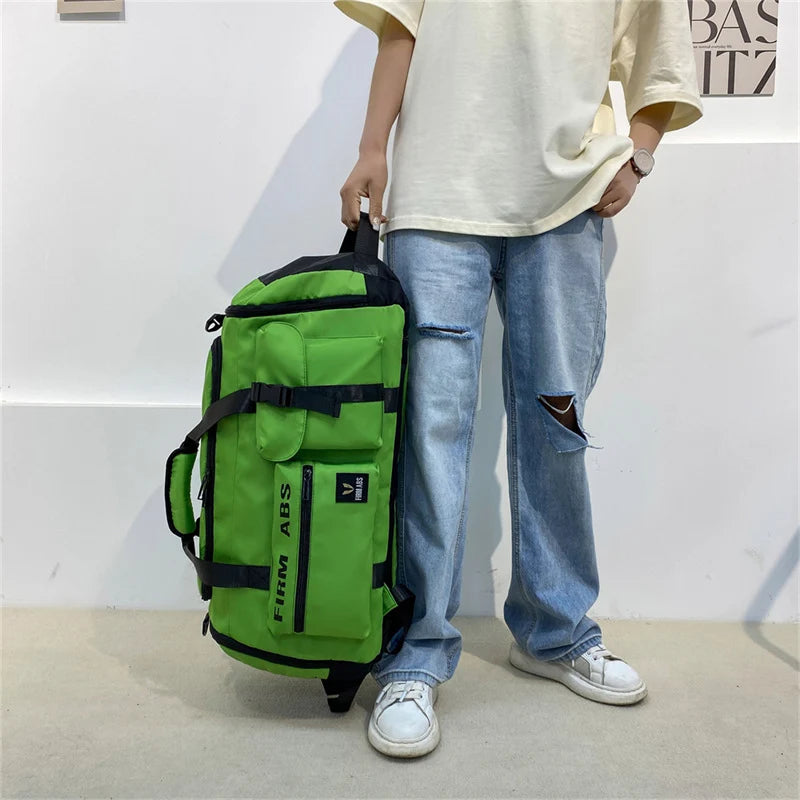 Travel Bag Weather-Resistant Multi-Compartment Padded Handles