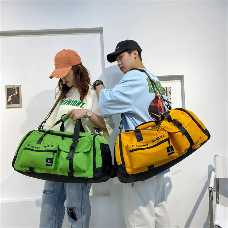 Travel Bag Weather-Resistant Multi-Compartment Padded Handles