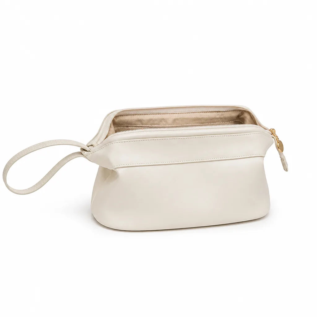Travel Cosmetic Bag Large Capacity Waterproof PU Leather