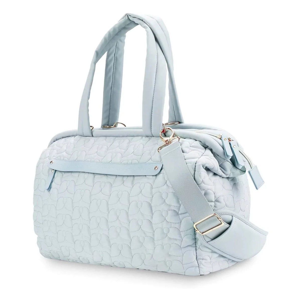 Travel Duffel Bag Quilted Spacious Adjustable Shoulder Strap