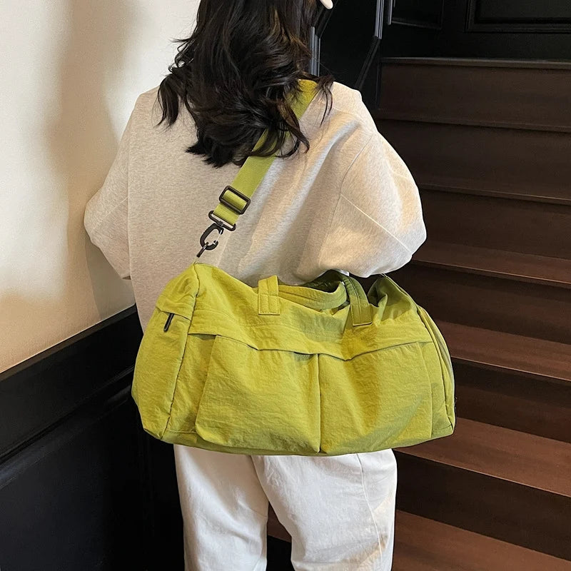 Travel Duffel Bag Spacious Lightweight Multiple Pockets