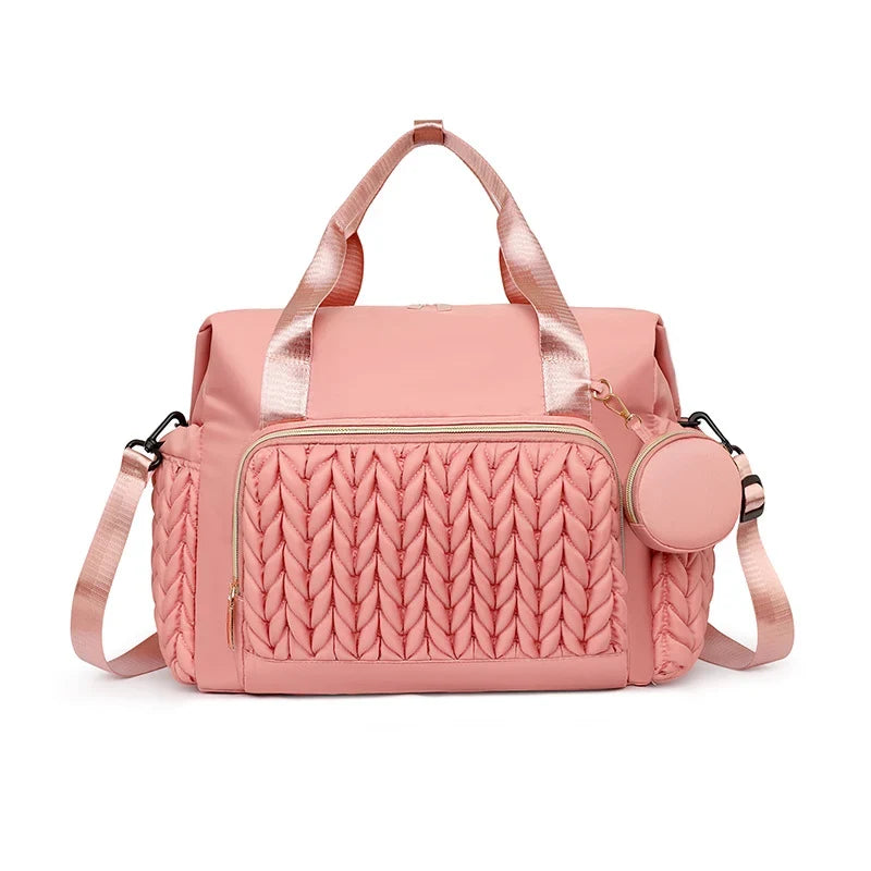 Travel Duffel Bag Spacious Water-Resistant Removable Shoulder Strap