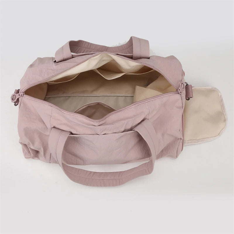 Travel Duffle Bag Durable & Foldable Detachable Strap