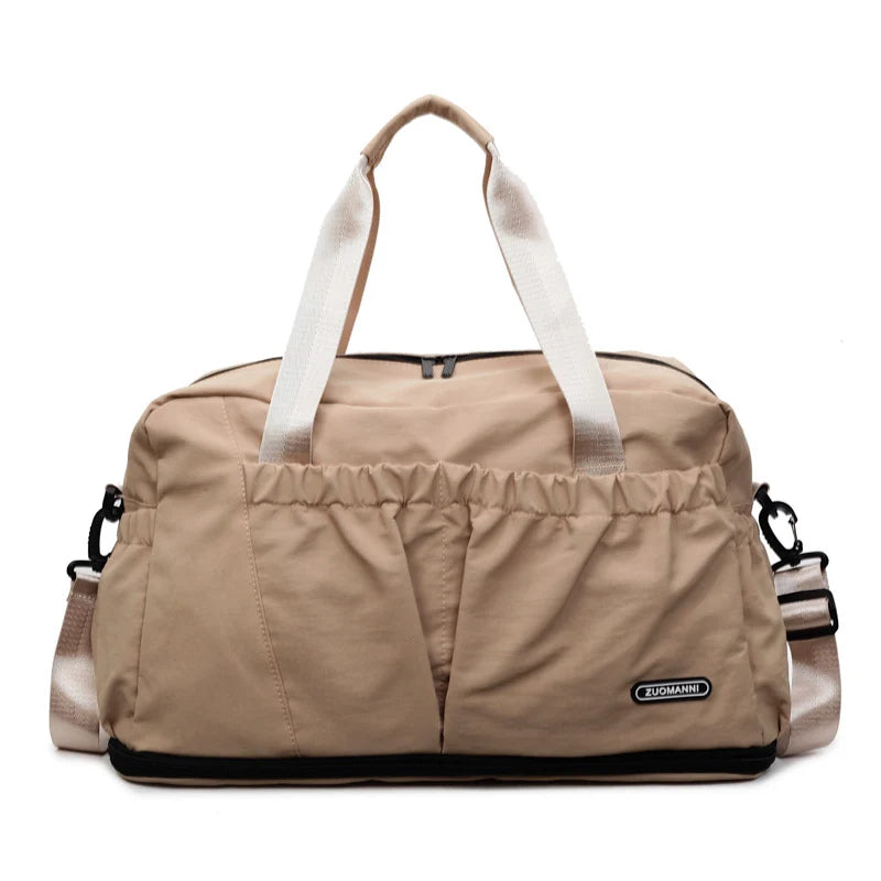 Travel Duffle Bag Large Capacity Multi-Pocket Durable Fabric