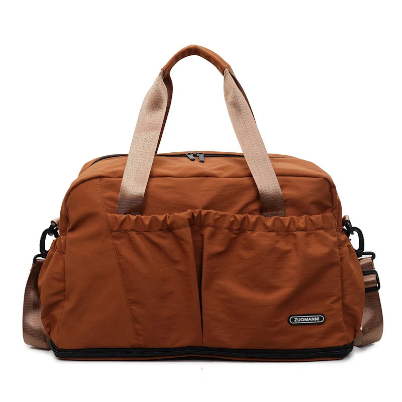 Travel Duffle Bag Large Capacity Multi-Pocket Durable Fabric