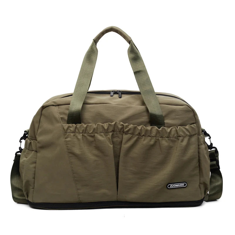 Travel Duffle Bag Large Capacity Multi-Pocket Durable Fabric