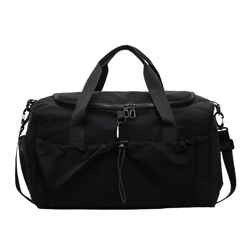 Travel Duffle Bag Water-Resistant Multi-Compartment Adjustable Strap