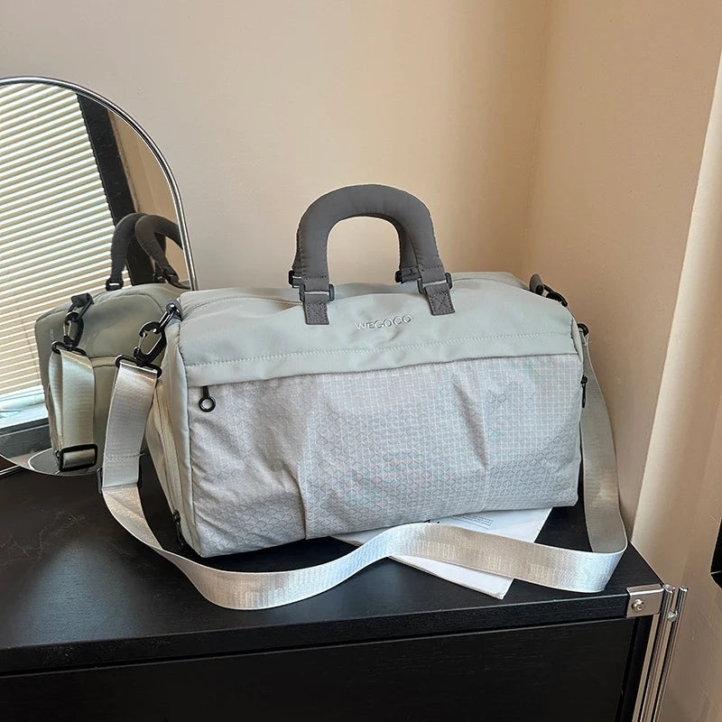 Travel Duffle Bag Water-Resistant Multiple Compartments & Adjustable Strap