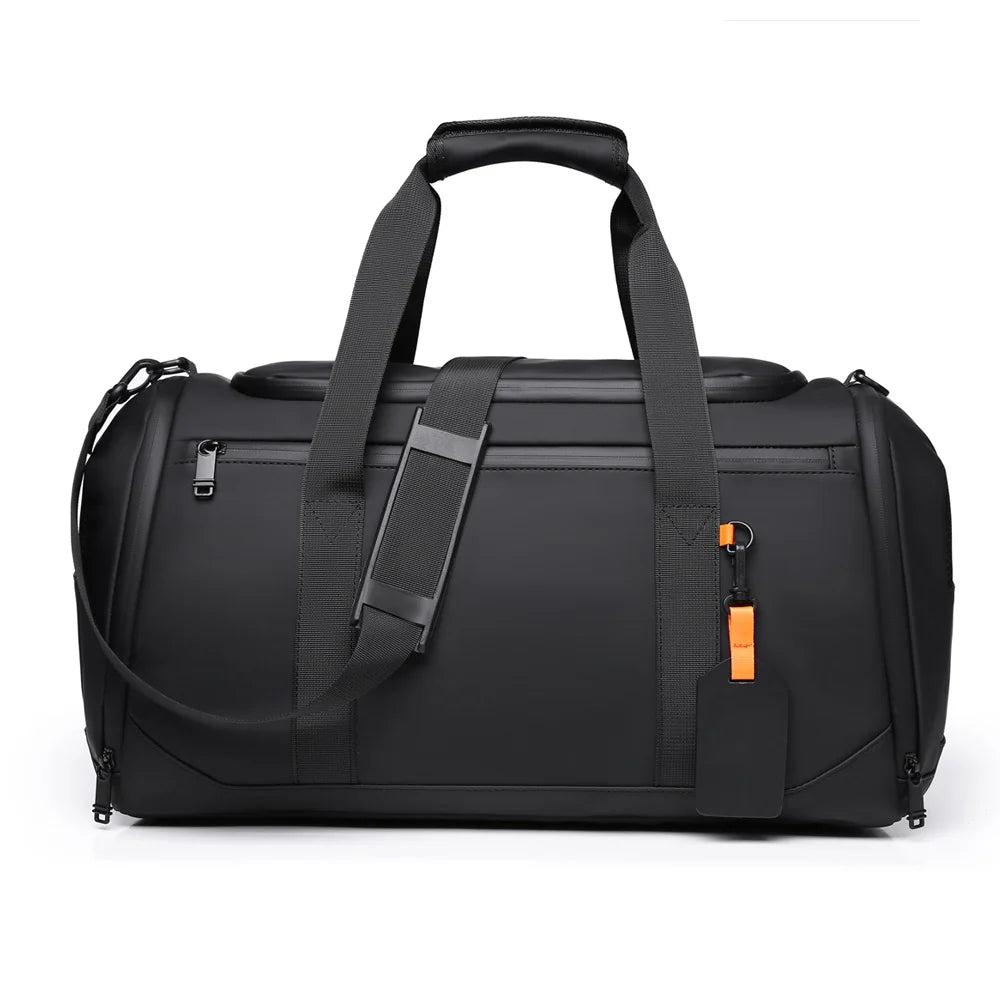 Travel Duffle Bag Water-Resistant Multiple Pockets & Adjustable Strap