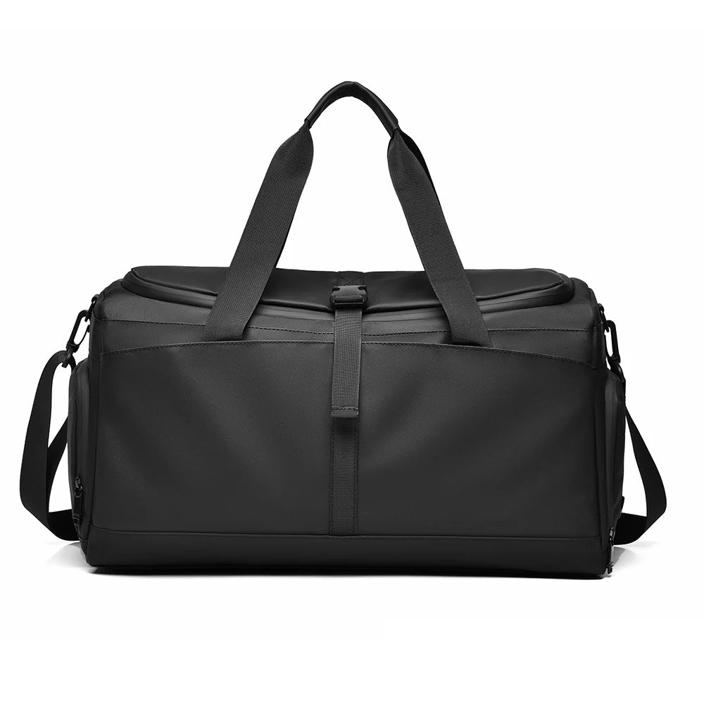 Travel Duffle Bag Water-Resistant Multiple Pockets & Adjustable Strap