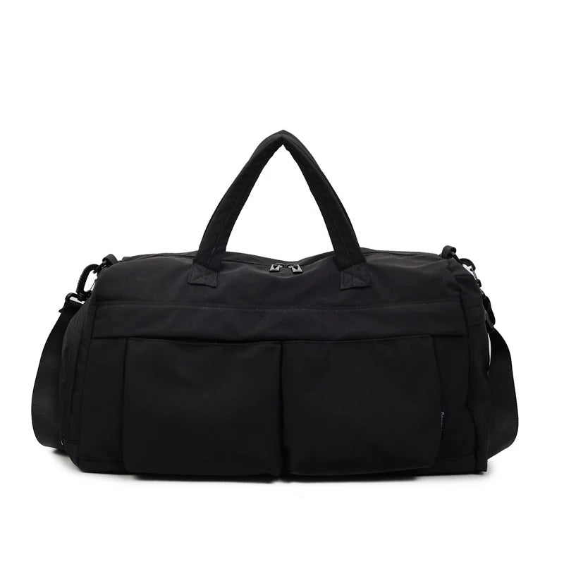 Travel Duffle Bag Water-Resistant Multiple Pockets & Adjustable Strap