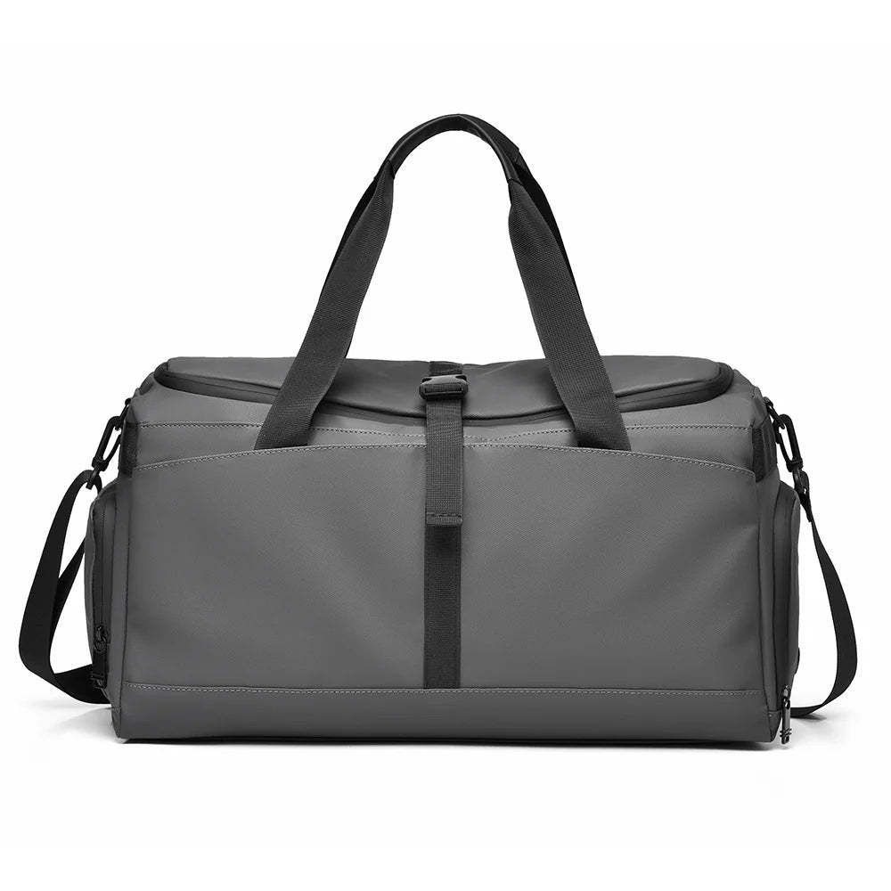 Travel Duffle Bag Water-Resistant Multiple Pockets & Adjustable Strap