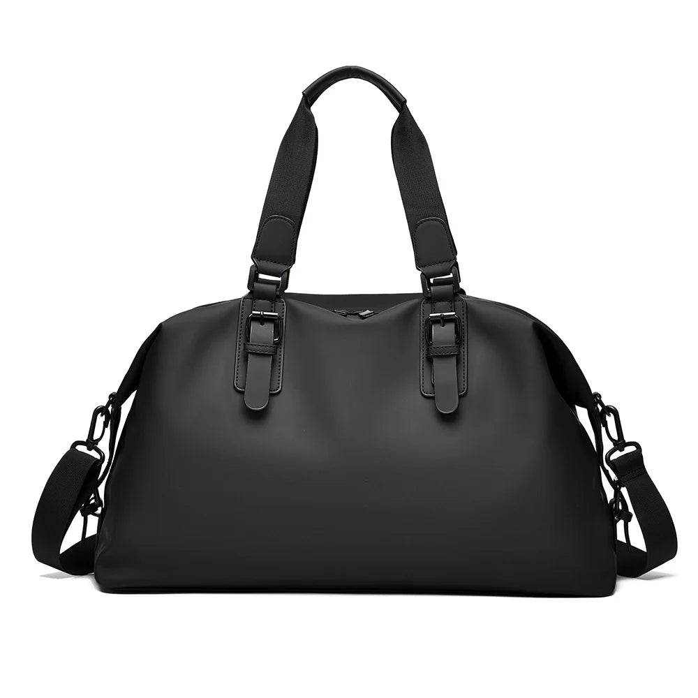 Travel Duffle Bag Waterproof Multiple Compartments & Detachable Strap