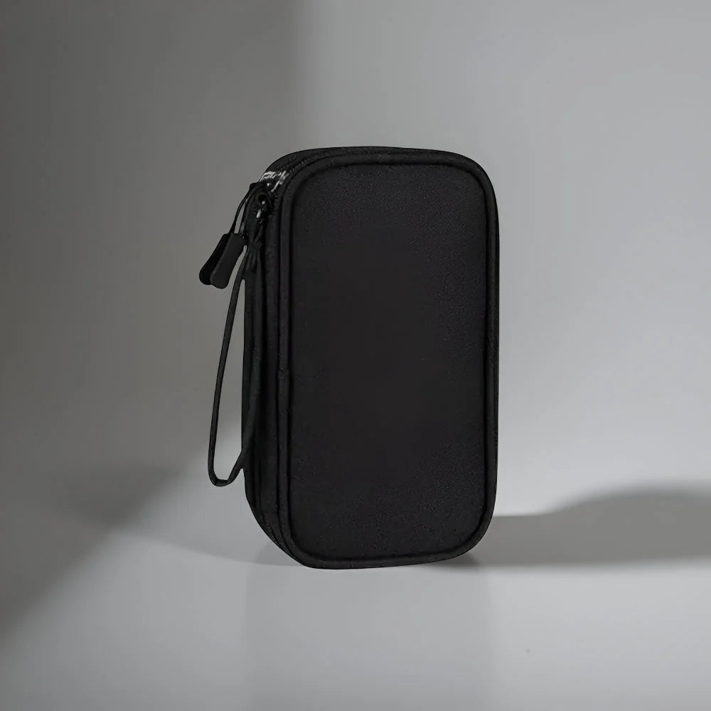 Travel Electronics Organizer Padded Shell & Elastic Loops
