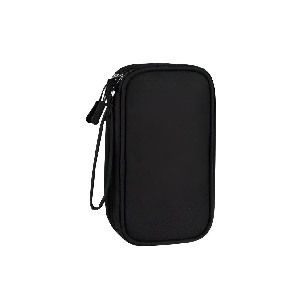 Travel Electronics Organizer Padded Shell & Elastic Loops
