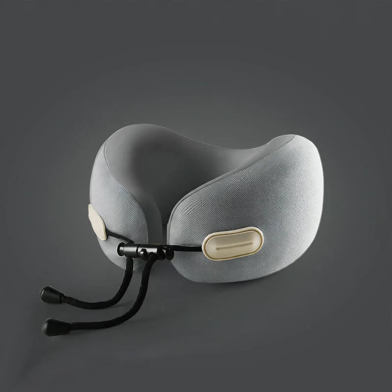 Travel Neck Pillow U-Shaped Memory Foam Lightweight with Storage Bag