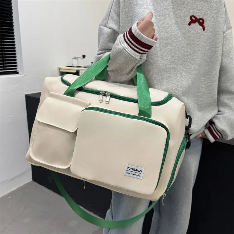 Travel Tote Tear-Resistant Lightweight Multiple Pockets